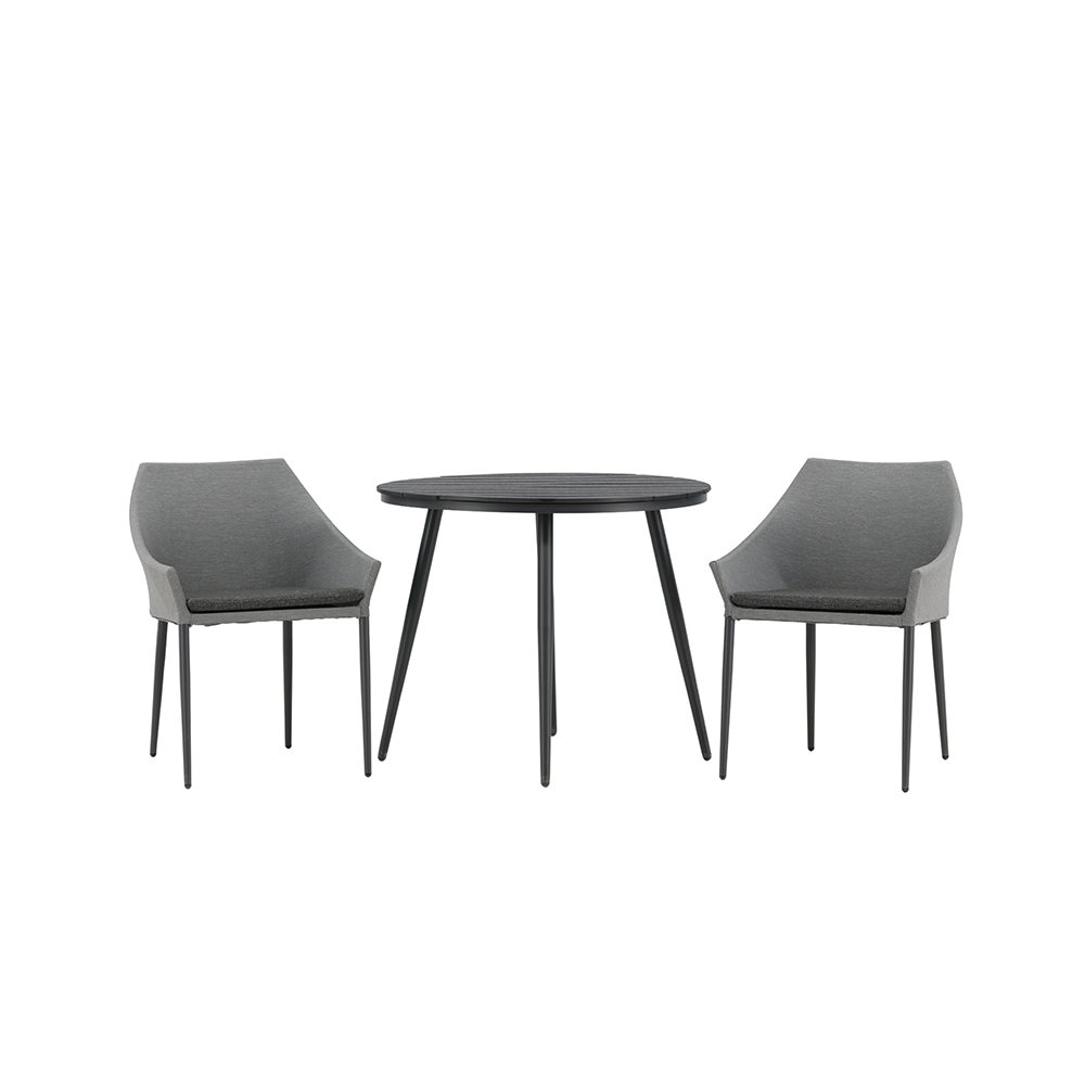 Cafégrupp Venture Home Break Ø90 cm med 2 Spoga Stolar