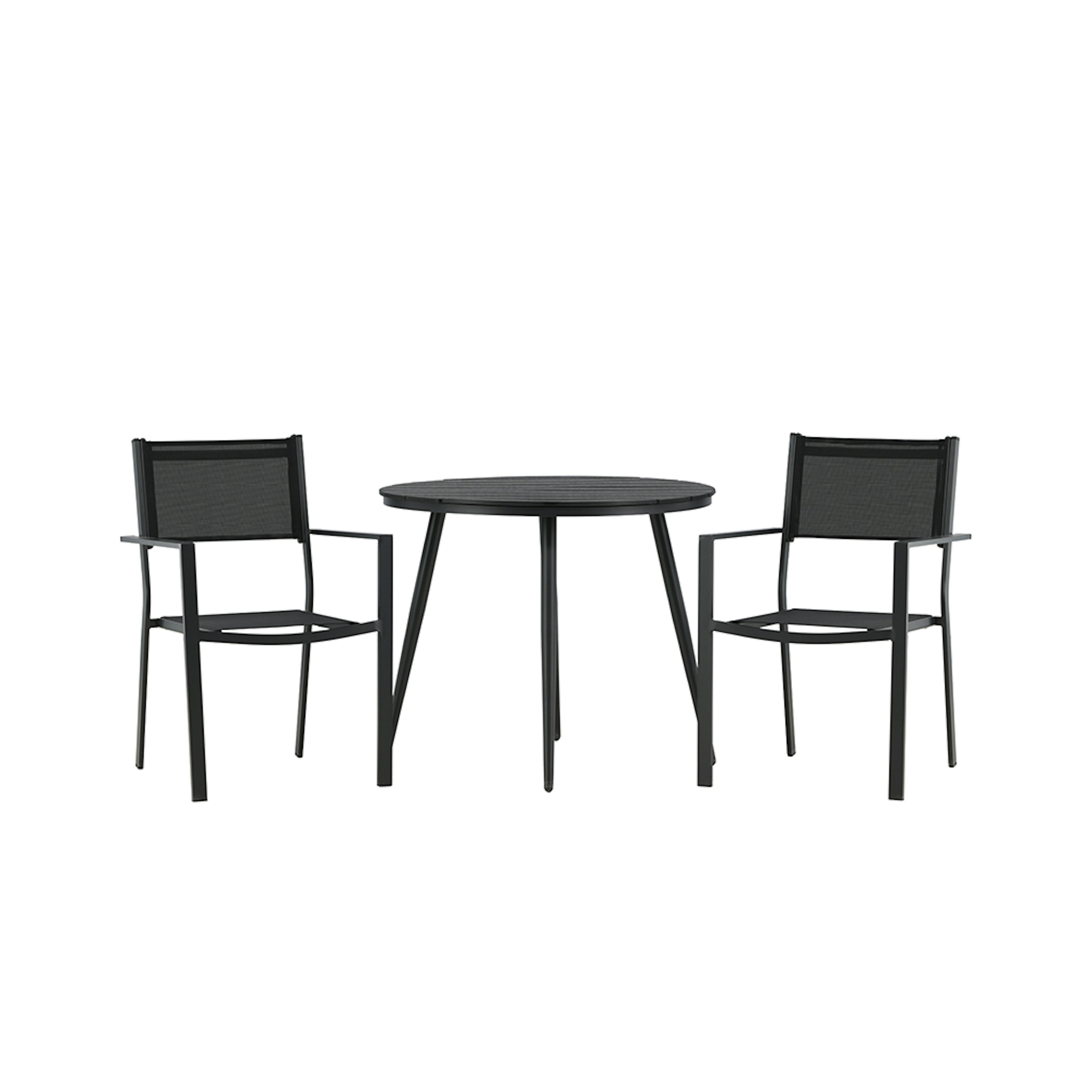 Cafégrupp Venture Home Break Ø90 cm med 2 Copacabana Stolar