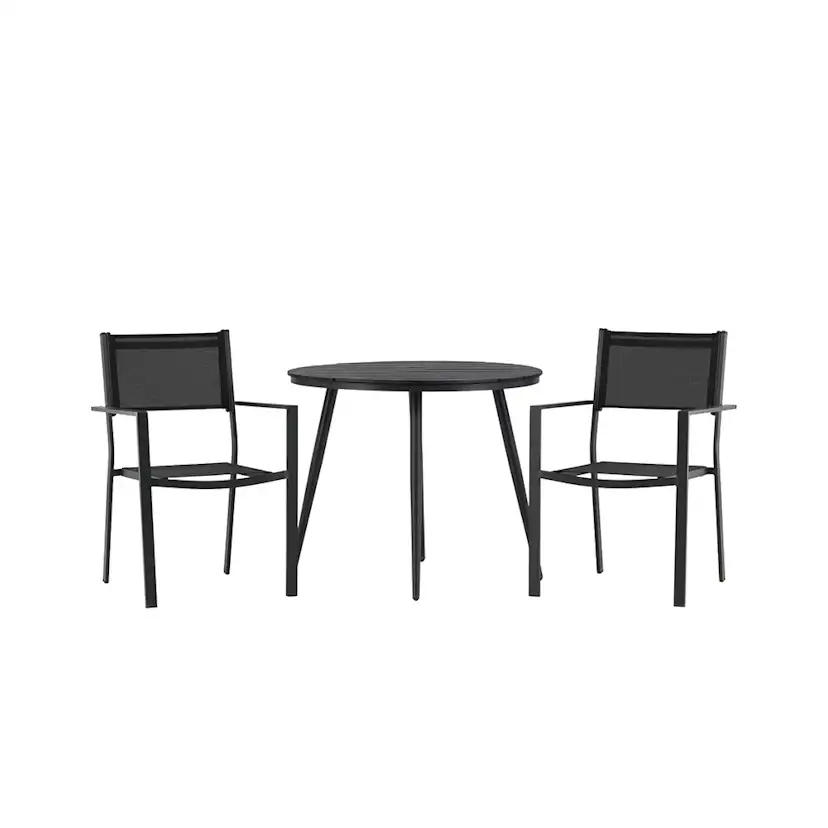 Cafégrupp Venture Home Break Ø90 cm med 2 Copacabana Stolar