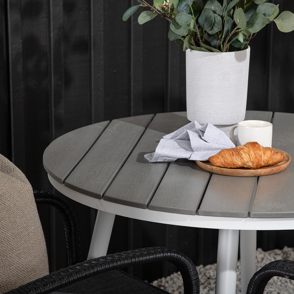 Cafégrupp Venture Home Break Ø90 cm med 2 Anna Stolar