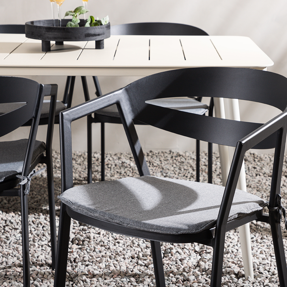 Matgrupp Venture Home Lina med 6 Slit Stolar