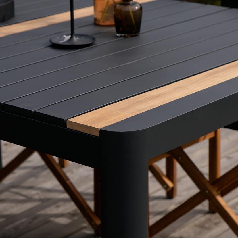 Matgrupp Utomhus Venture Home Togo 150x100 cm med 4 Marion Trädgårdsstolar