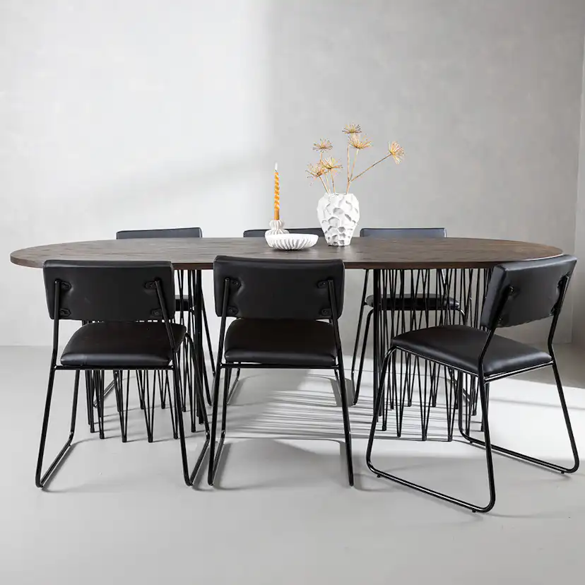 Matgrupp furniture/fashion Stone med 6 Kenth Stolar