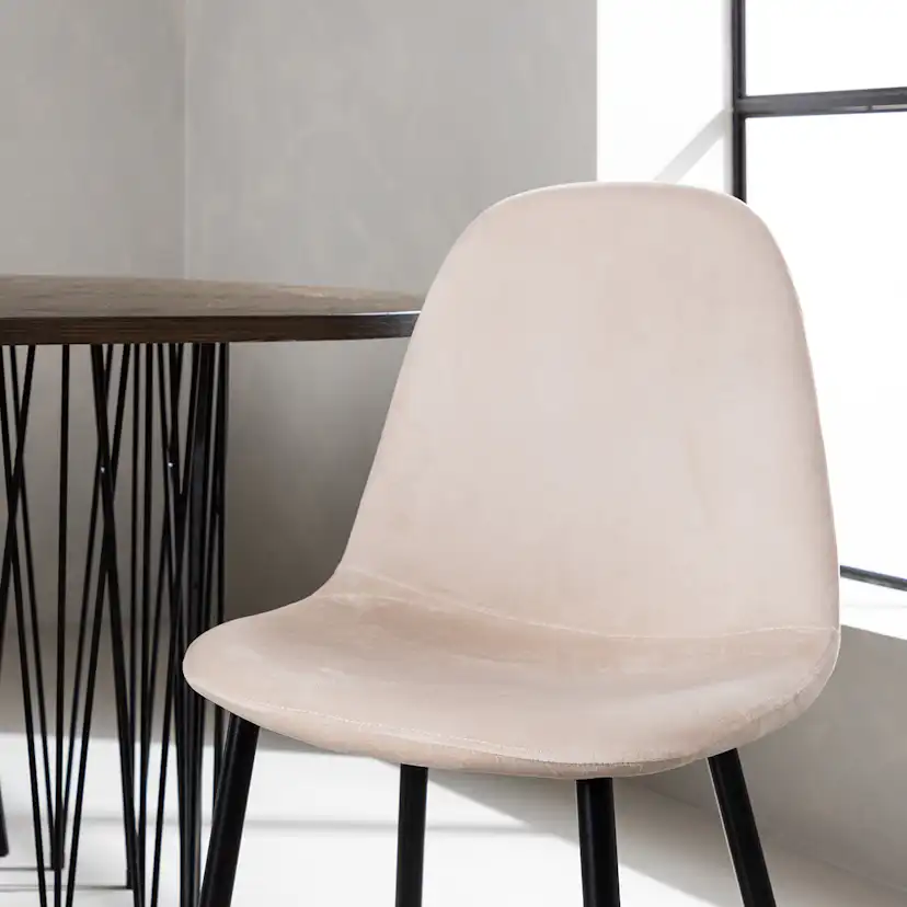 Matgrupp Venture Home Stone med 6 Polar Stolar Sammet