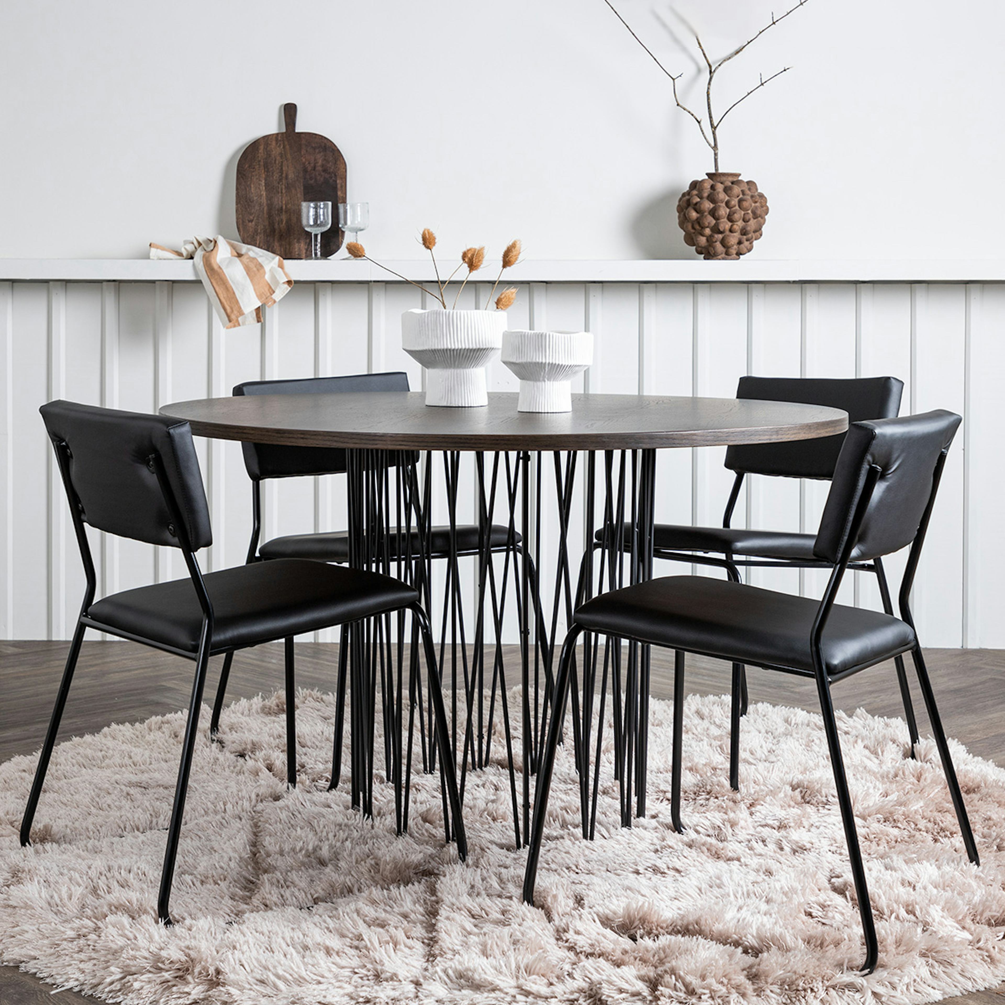 Matgrupp furniture/fashion Stone med 4 Kenth Stolar