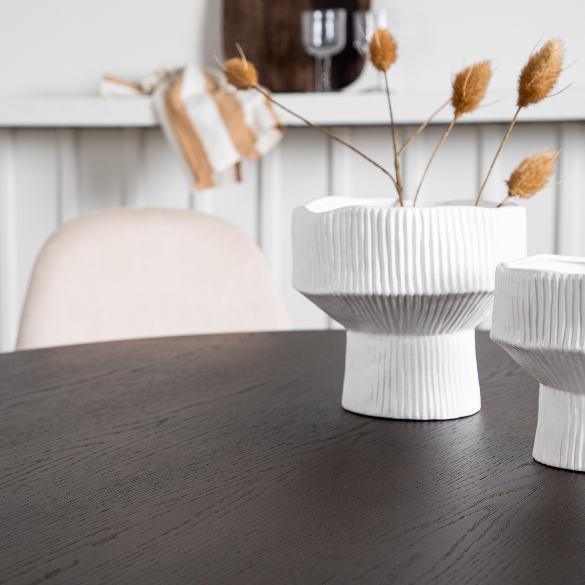 Matgrupp Venture Home Stone med 4 Polar Stolar Sammet