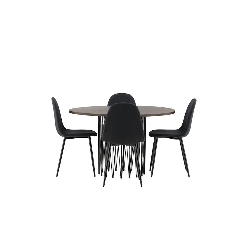 Matgrupp furniture/fashion Stone med 4 Polar Stolar