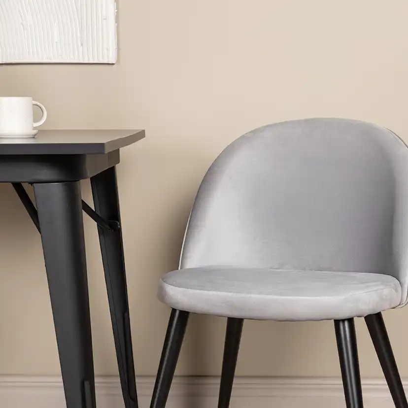 Matgrupp Venture Home Tempe med 2 Velvet Stolar