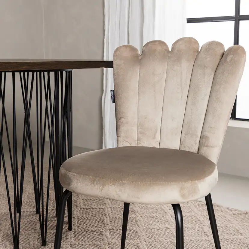 Matgrupp furniture/fashion Stone med 4 Limhamn Light Stolar