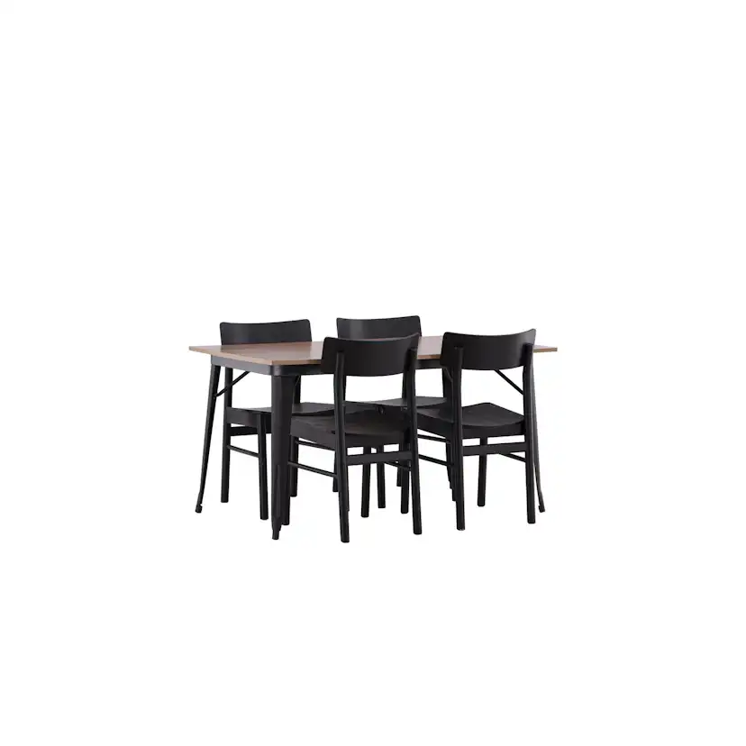 Matgrupp Venture Home Tempe med 4 Montros Stolar