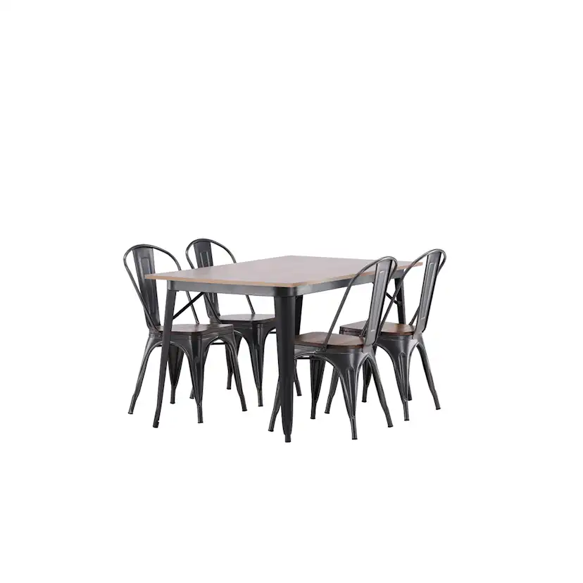 Matgrupp Venture Home Tempe med 4 Tempe Stolar