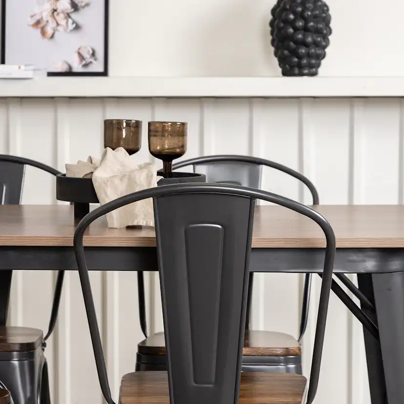 Matgrupp Venture Home Tempe med 4 Tempe Stolar