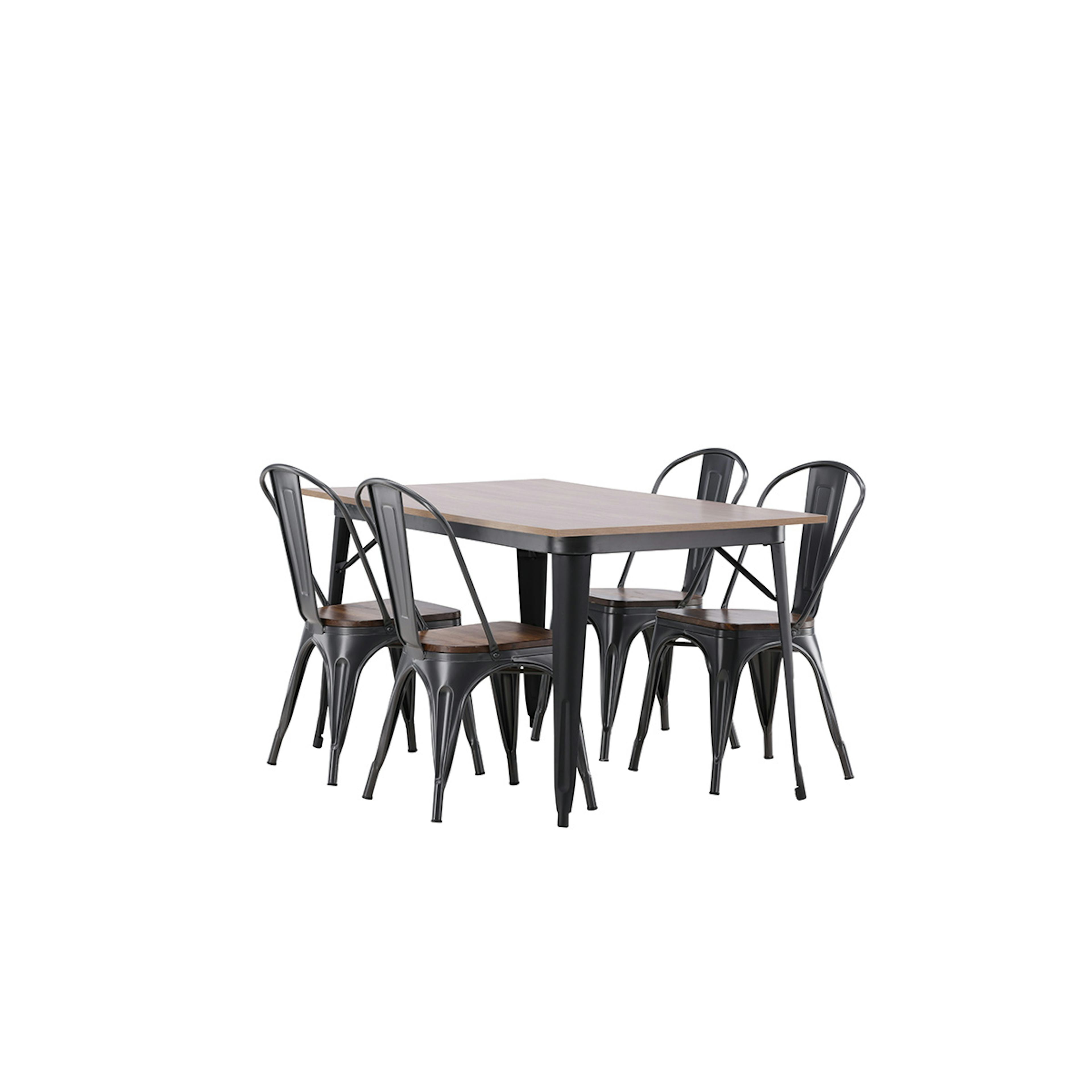 Matgrupp Venture Home Tempe med 4 Tempe Stolar