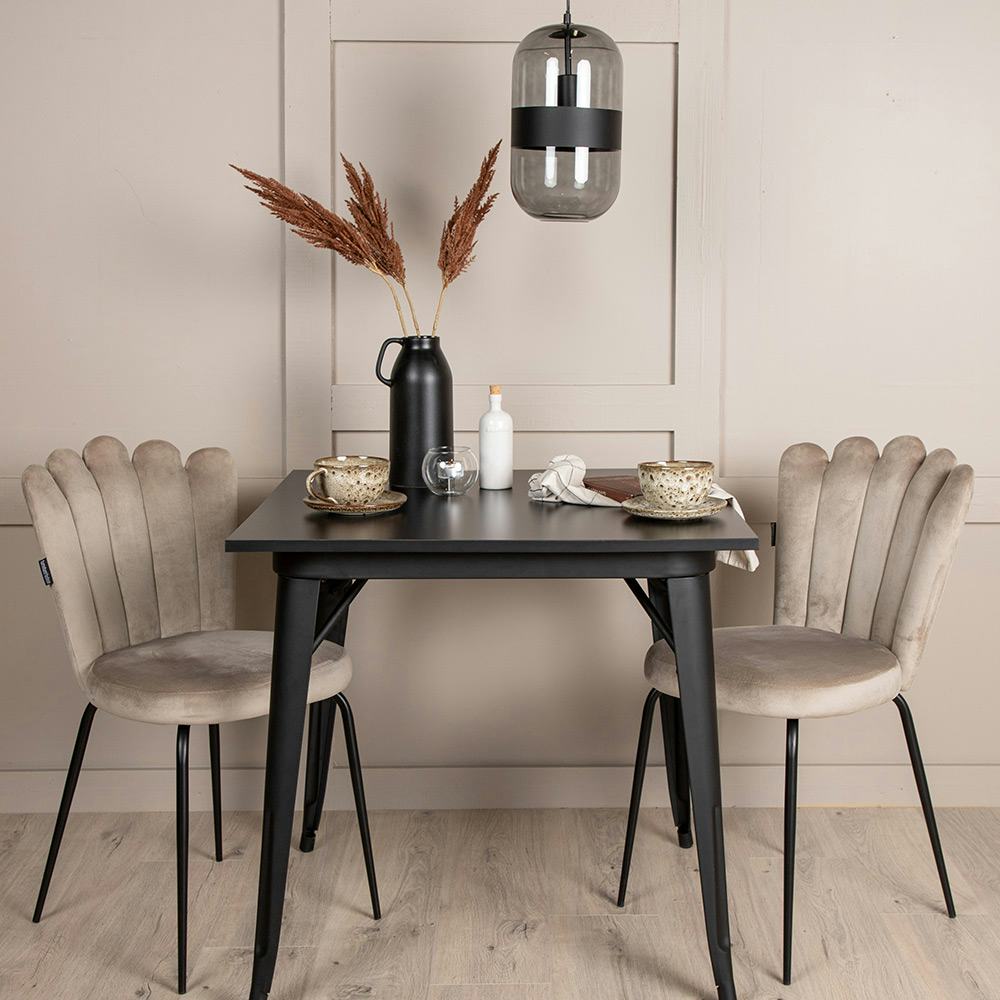 Matgrupp Venture Home Tempe med 2 Limhamn Light Stolar