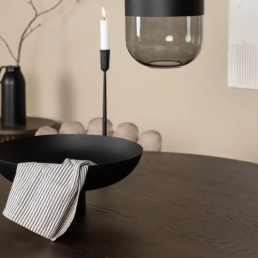 Matgrupp furniture/fashion Stone Ø120 cm med 4 Limhamn Light Stolar