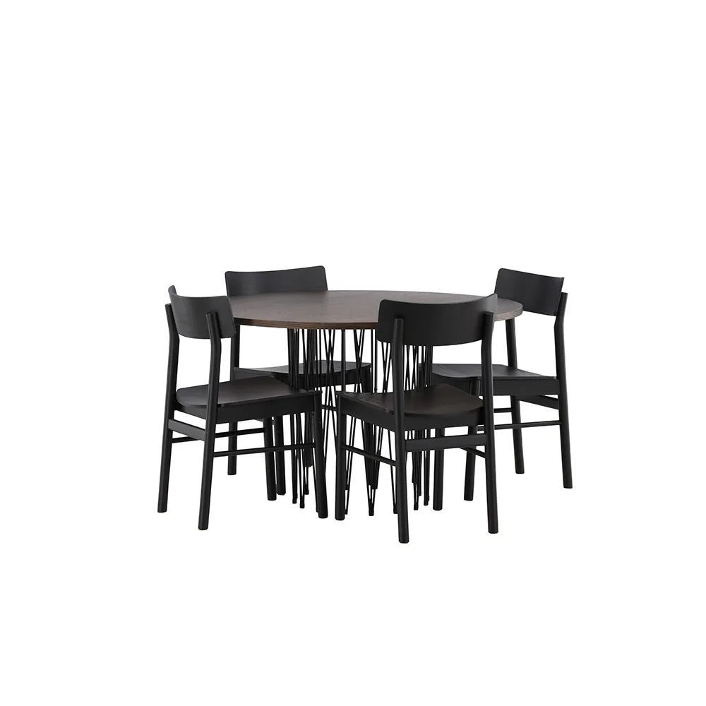 Matgrupp furniture/fashion Stone med 4 Montros Stolar