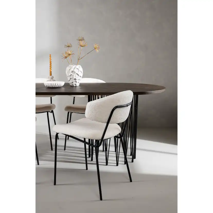 Matgrupp furniture/fashion Stone med 4 Chico Stolar