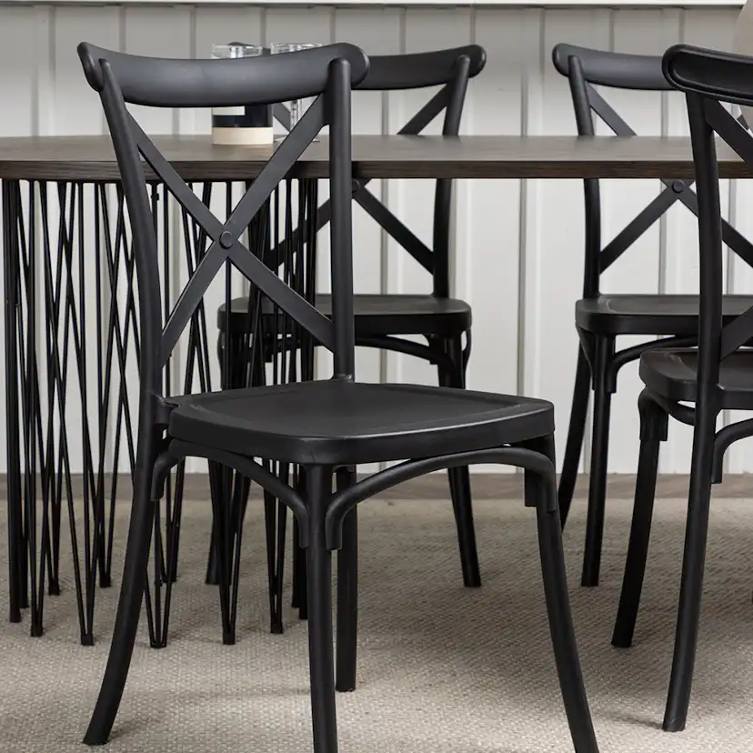 Matgrupp furniture/fashion Stone med 4 Crosett Stolar