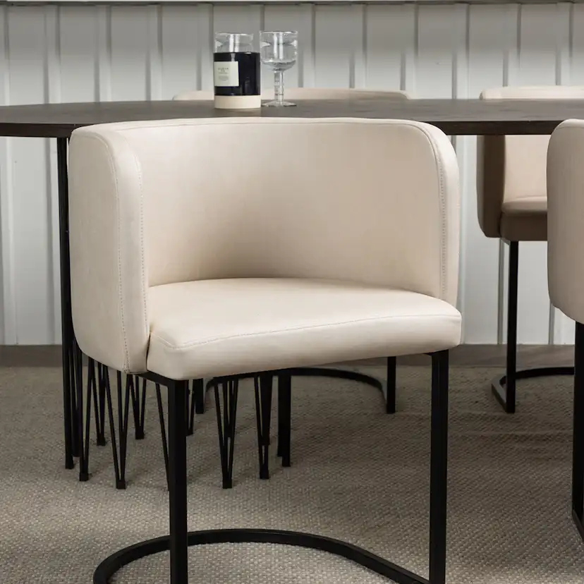 Matgrupp furniture/fashion Stone med 4 Simrishamn Stolar