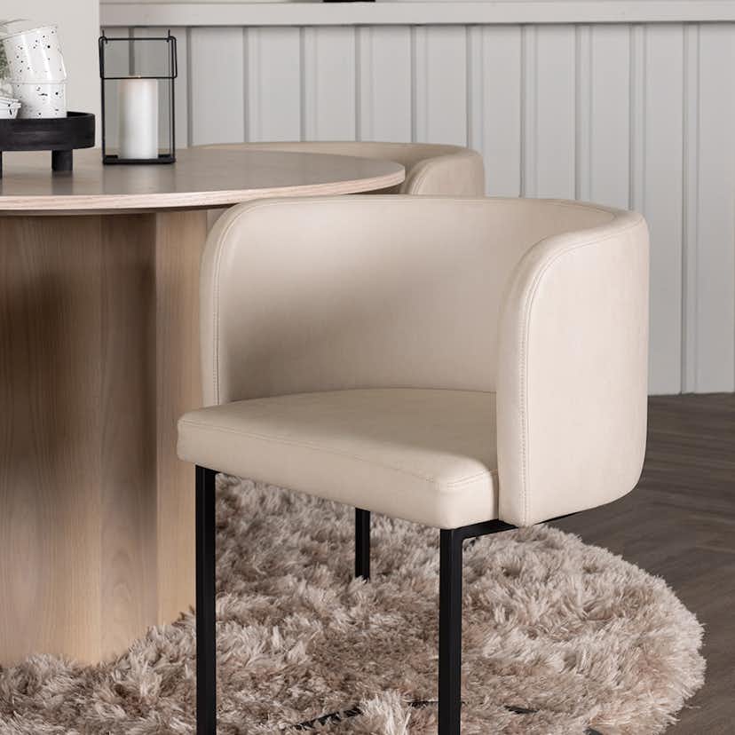 Matgrupp Venture Home Olivia med 4 Simrishman Stolar