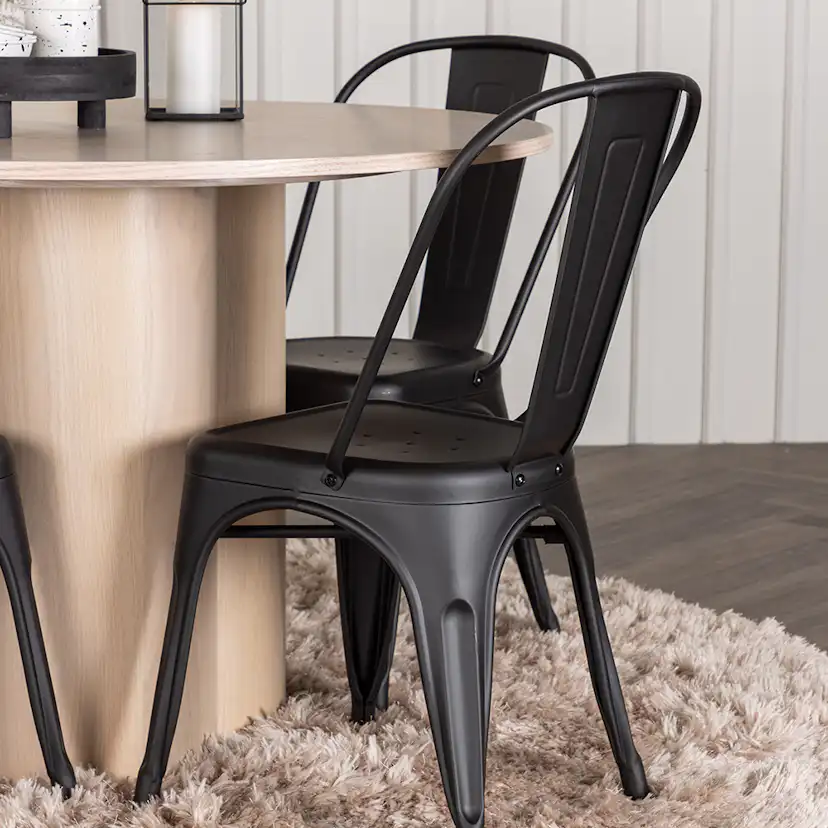 Matgrupp Venture Home Olivia Natur med 4 Tempe Stolar