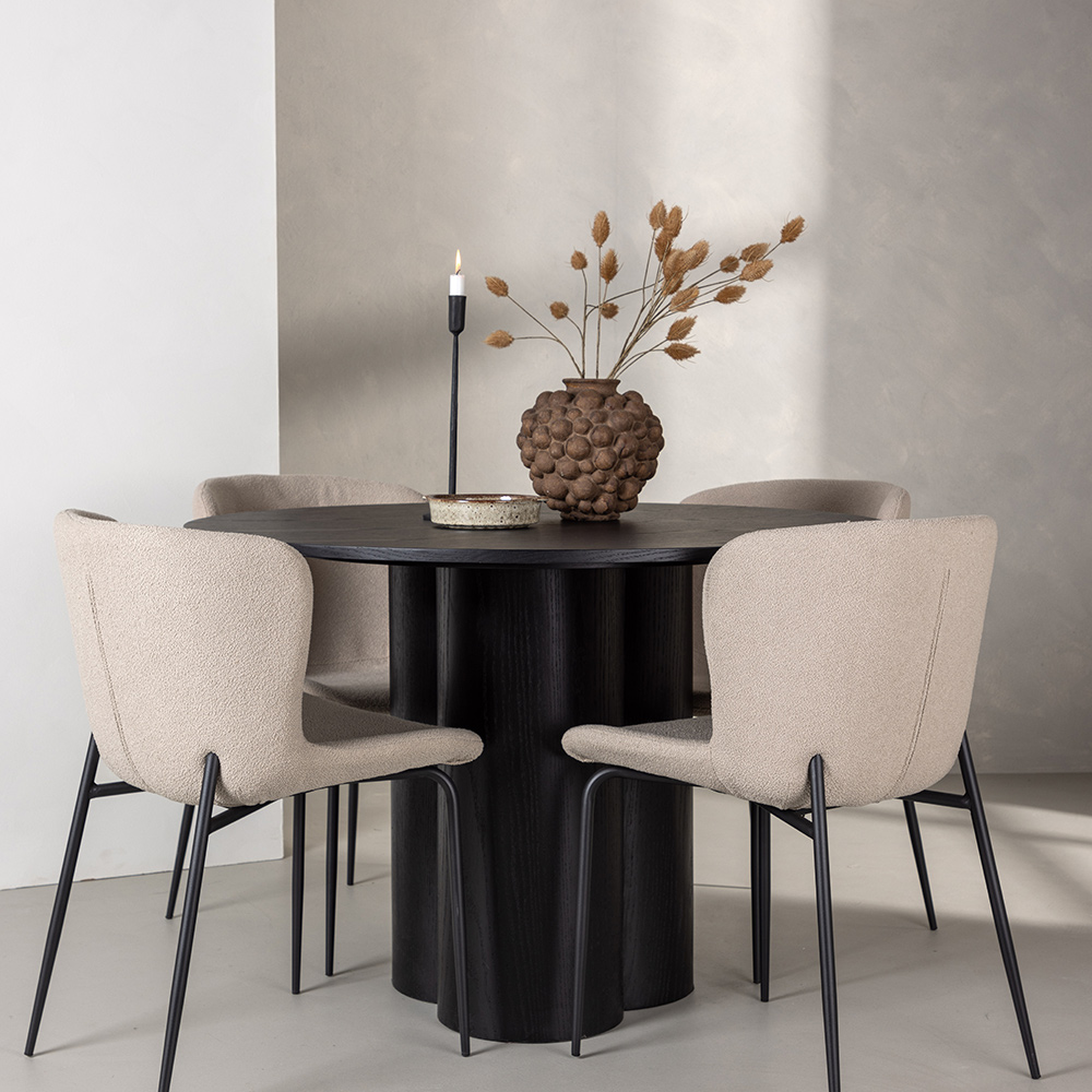 Matgrupp Venture Home Olivia med 4 Modesto Stolar