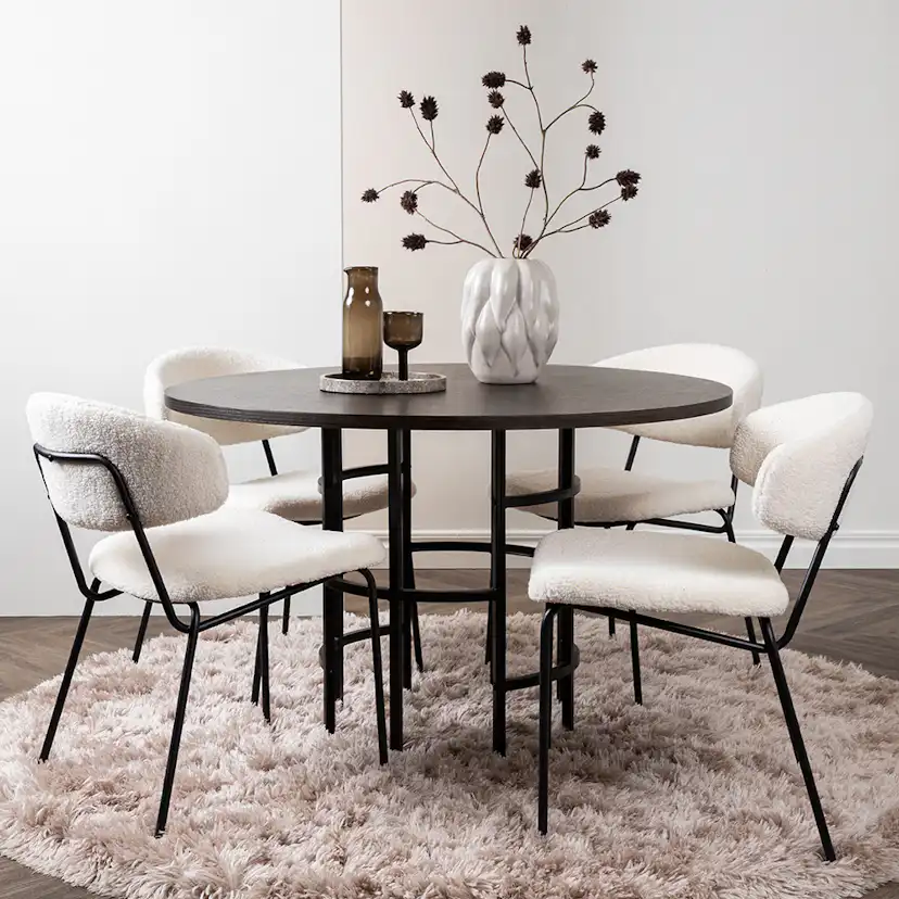 Matgrupp Venture Home Copenhagen med 4 Chico Stolar