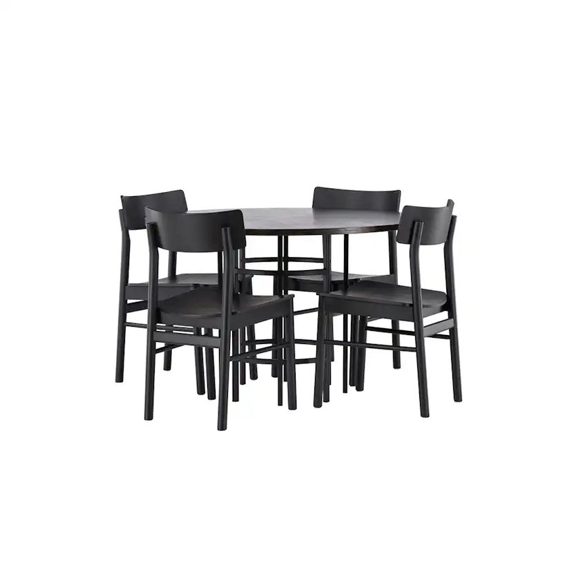 Matgrupp Venture Home Copenhagen med 4st Montros Matstolar