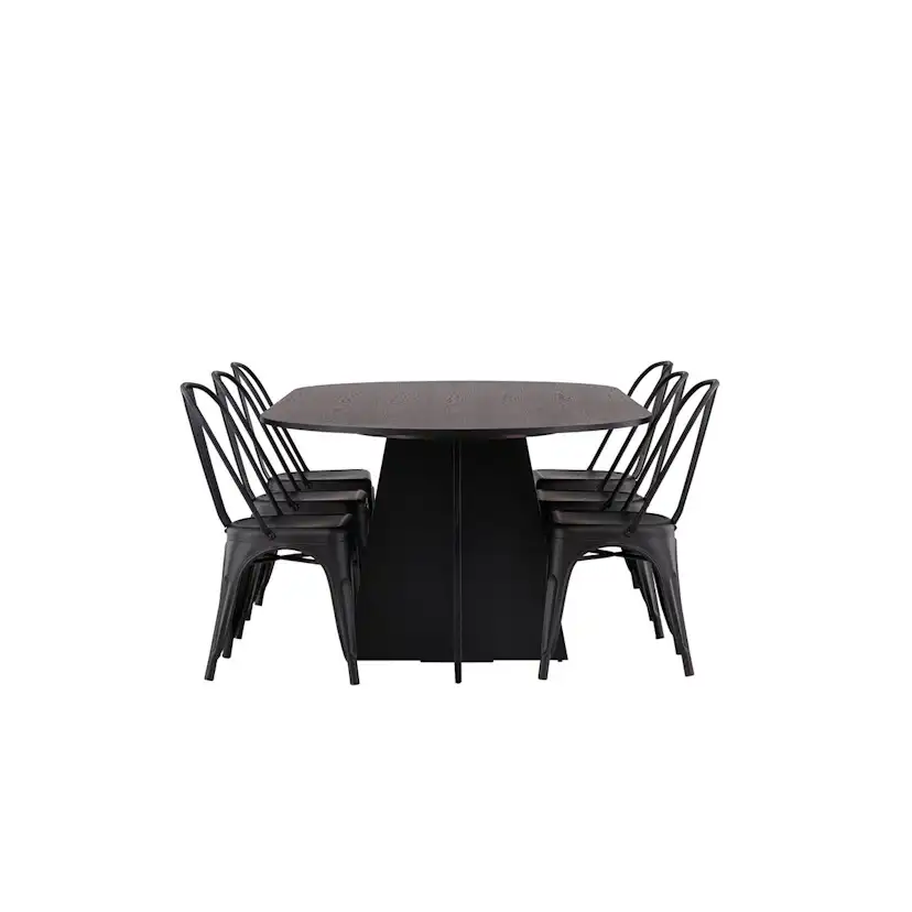 Matgrupp Venture Home Bootcut Oval med 6 st Tempe