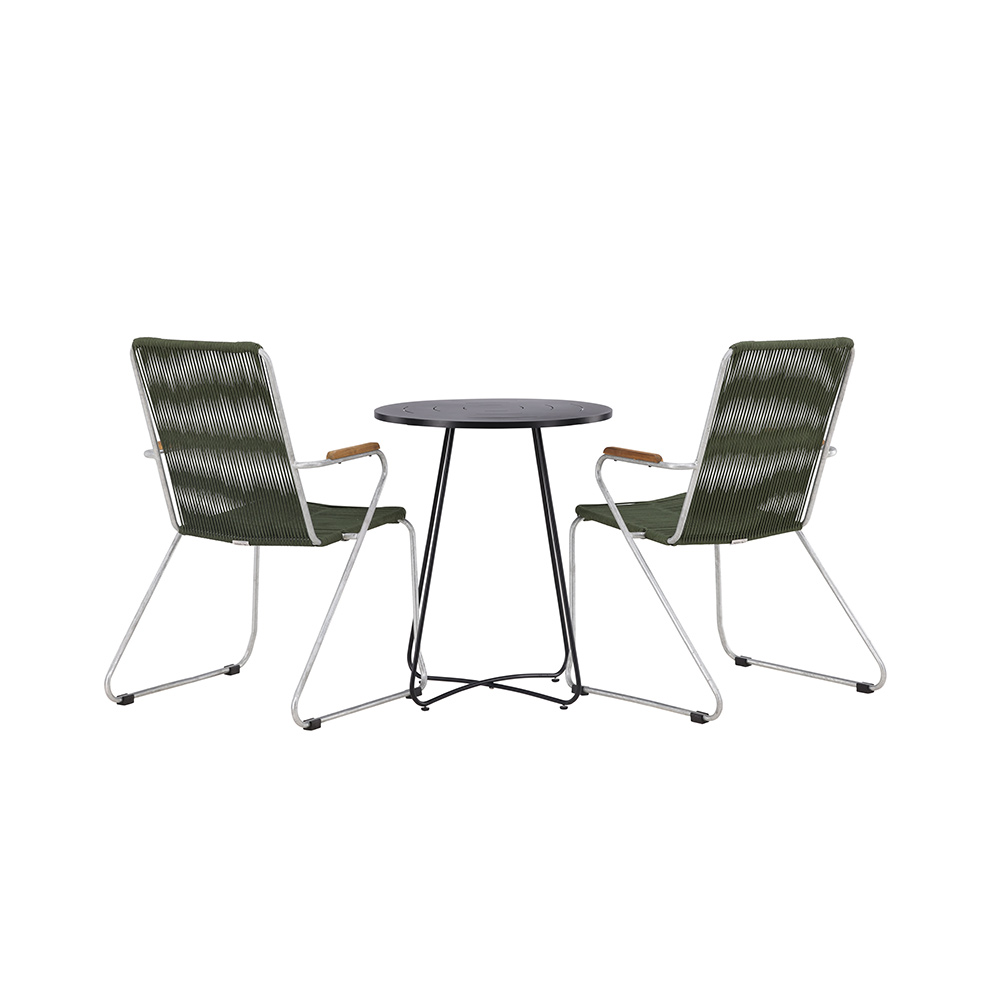 Cafégrupp Venture Home Bacong Bord med 2 Bois Stolar