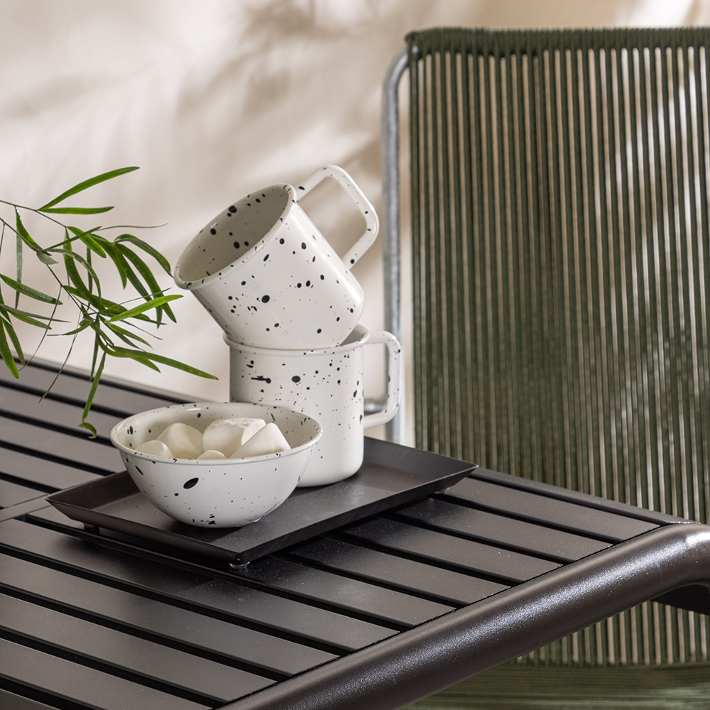 Cafégrupp Venture Home Borneo Bord med 2 Bois Trädgårdsstolar Utomhus