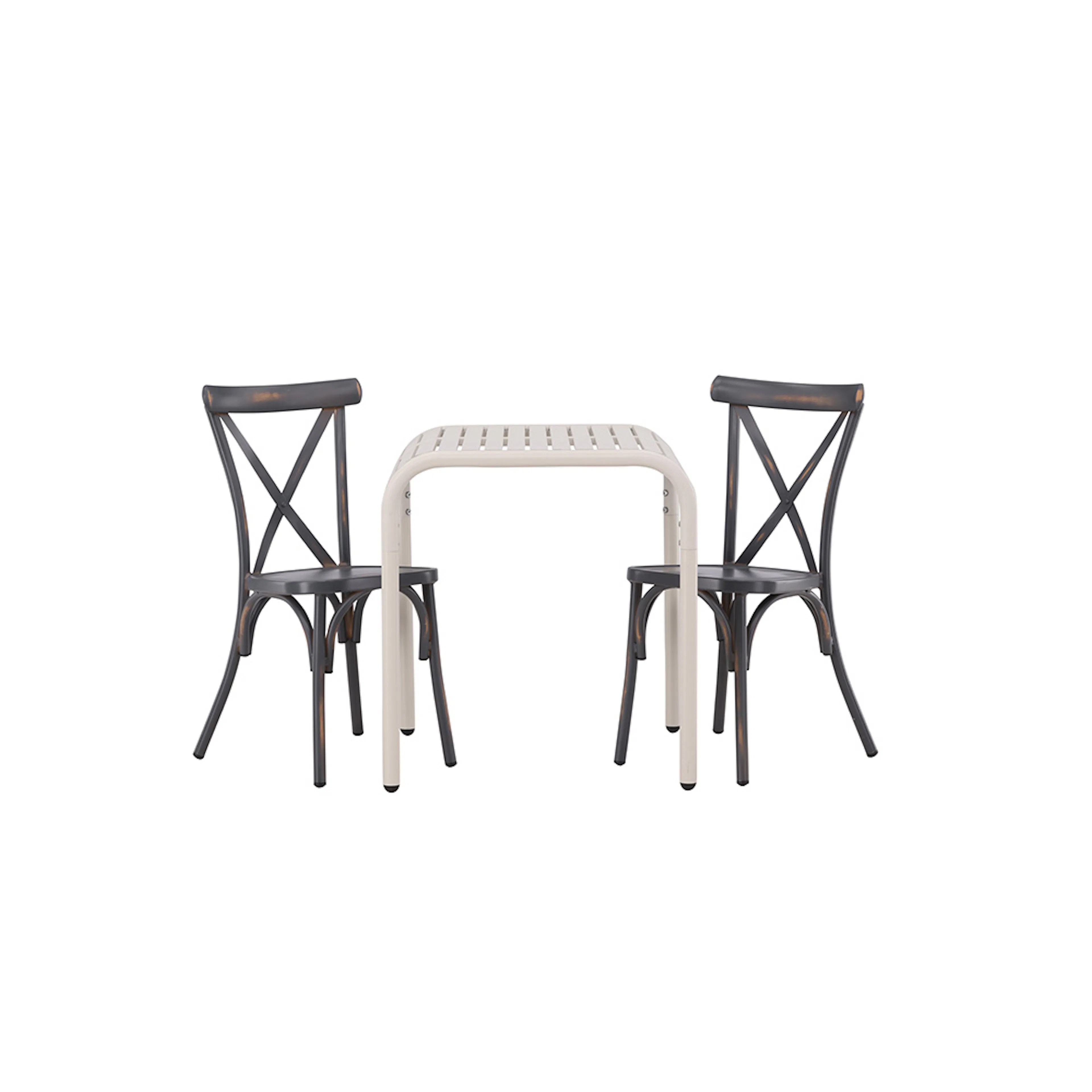 Cafégrupp Venture Home Borneo Bord med 2 Tablas Trädgårdsstolar Utomhus