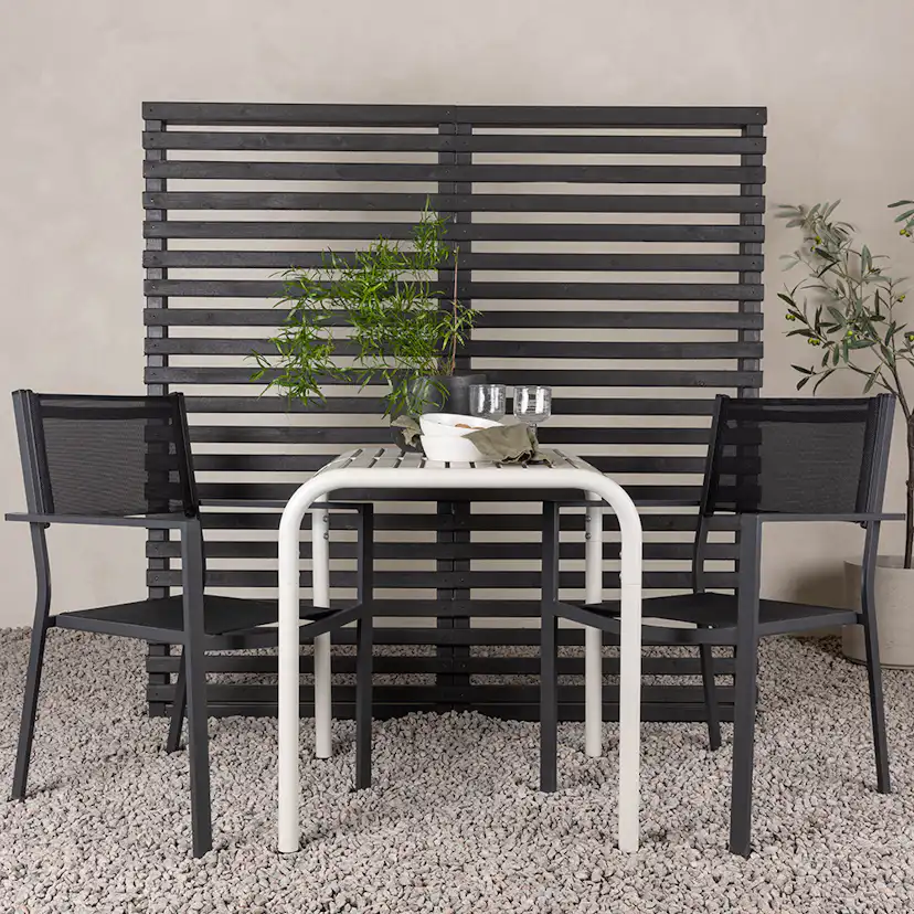 Cafégrupp Venture Home Borneo Bord med 2 Copacabana Stolar