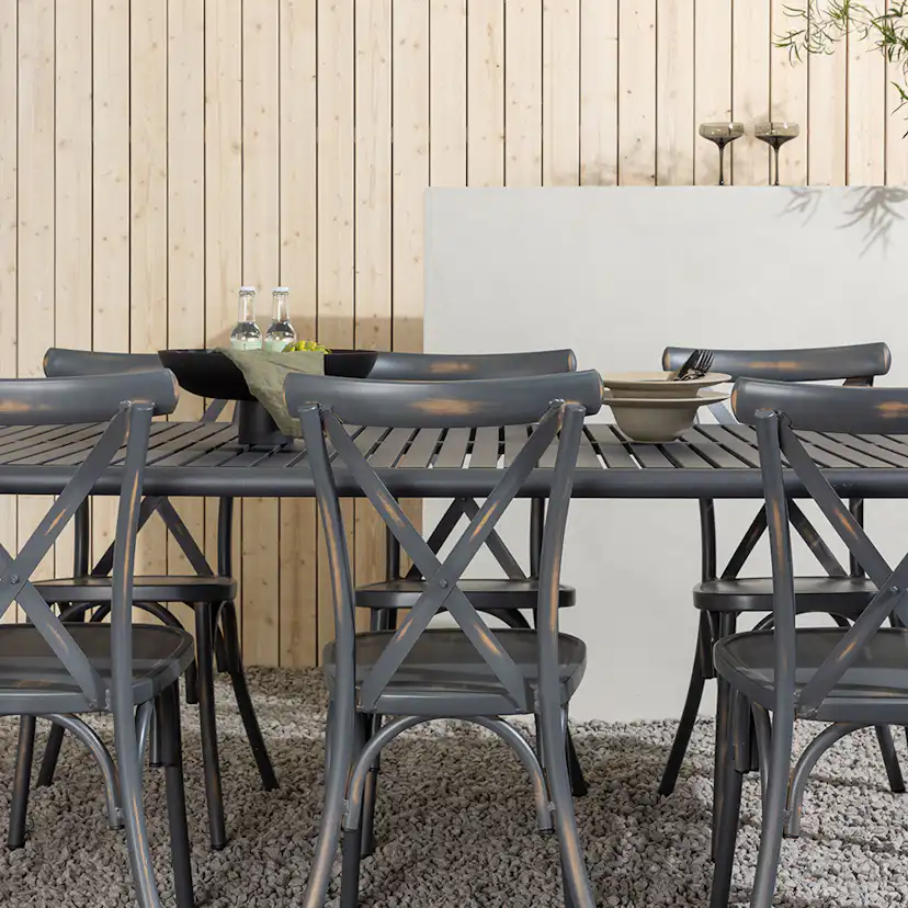 Matgrupp Venture Home Borneo Bord med 6 Tablas Stolar