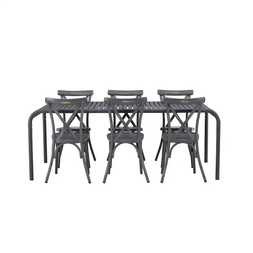 Matgrupp Venture Home Borneo Bord med 6 Tablas Stolar