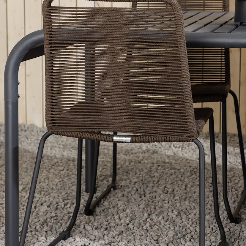 Matgrupp Venture Home Borneo Bord med 6 Lindos Stolar