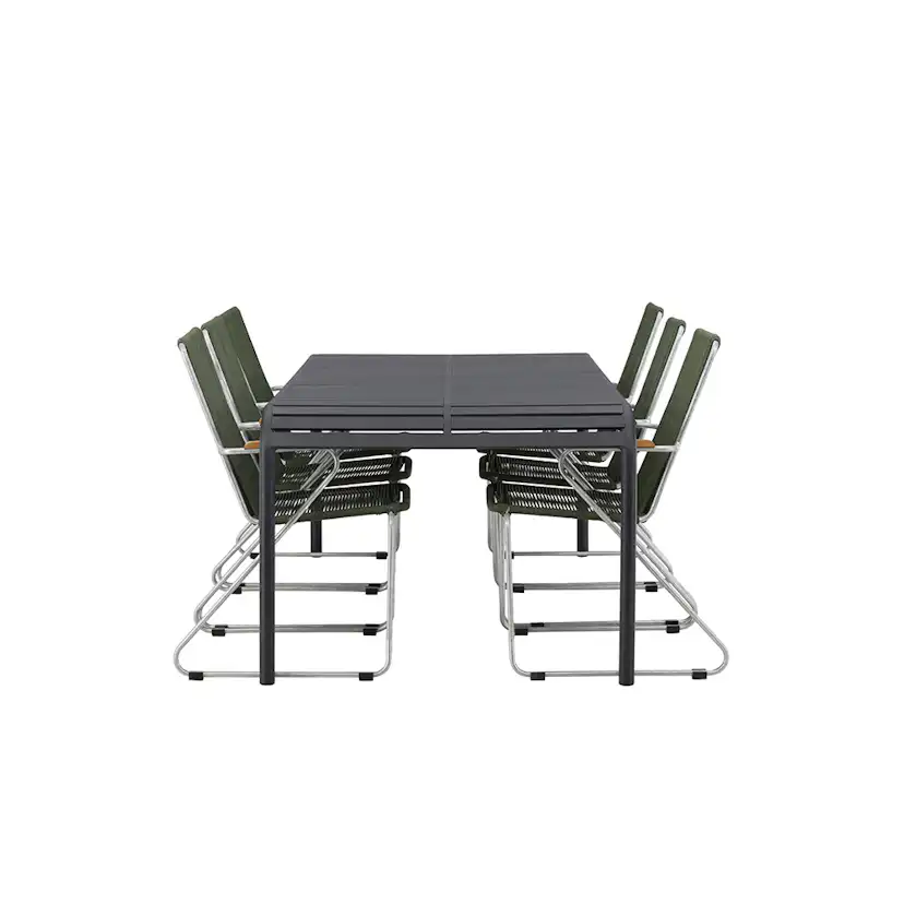 Matgrupp Venture Home Borneo Bord med 6 Bois Stolar