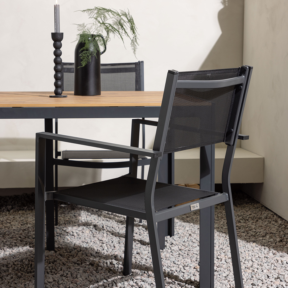 Matgrupp Venture Home Break Bord med 4 Copacabana Stolar