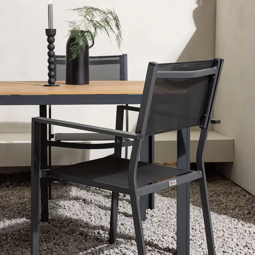 Matgrupp Venture Home Break Bord med 4 Copacabana Stolar