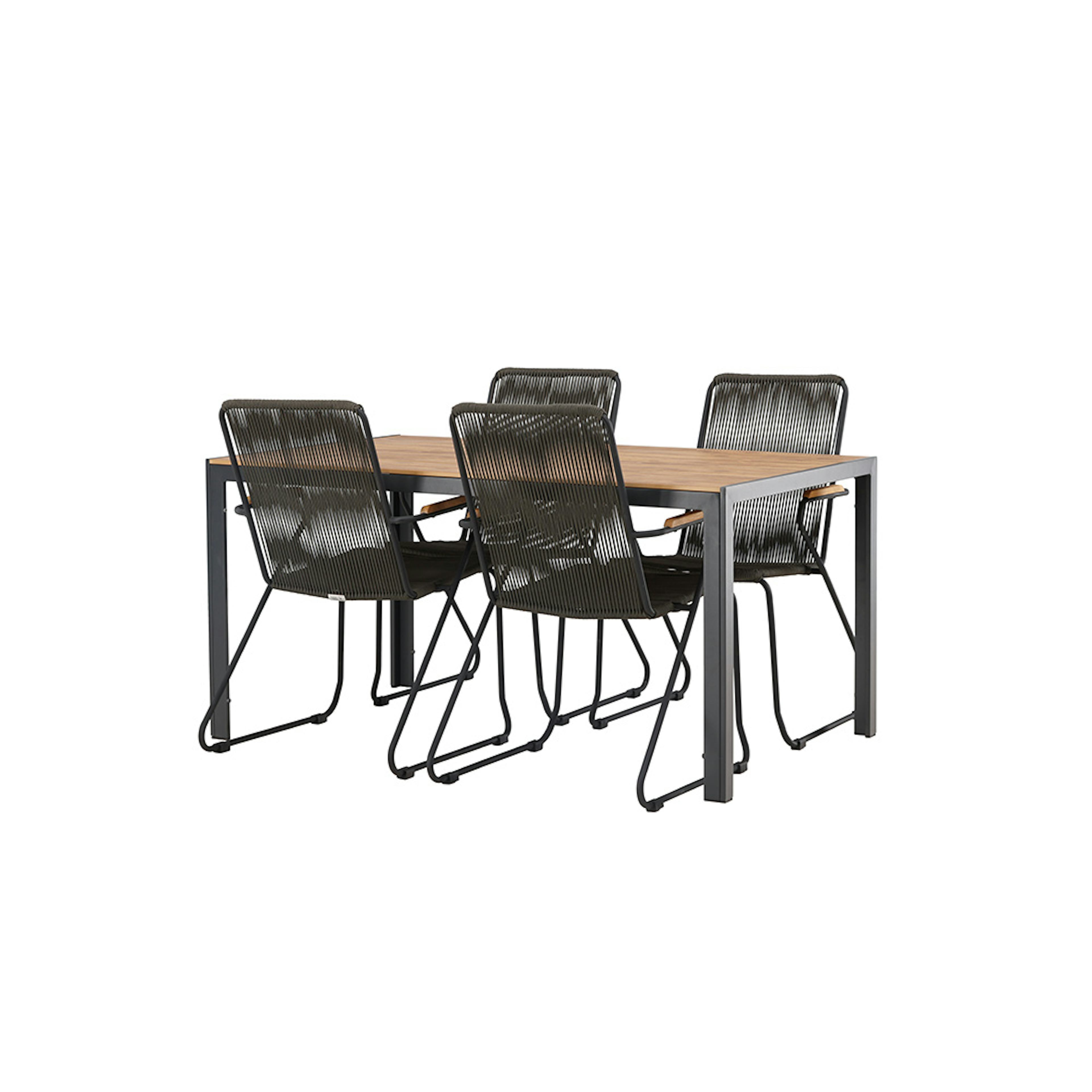 Matgrupp Venture Home Break Bord med 4 Bois Stolar