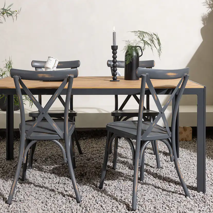 Matgrupp Venture Home Break Bord med 4 Tablas Stolar