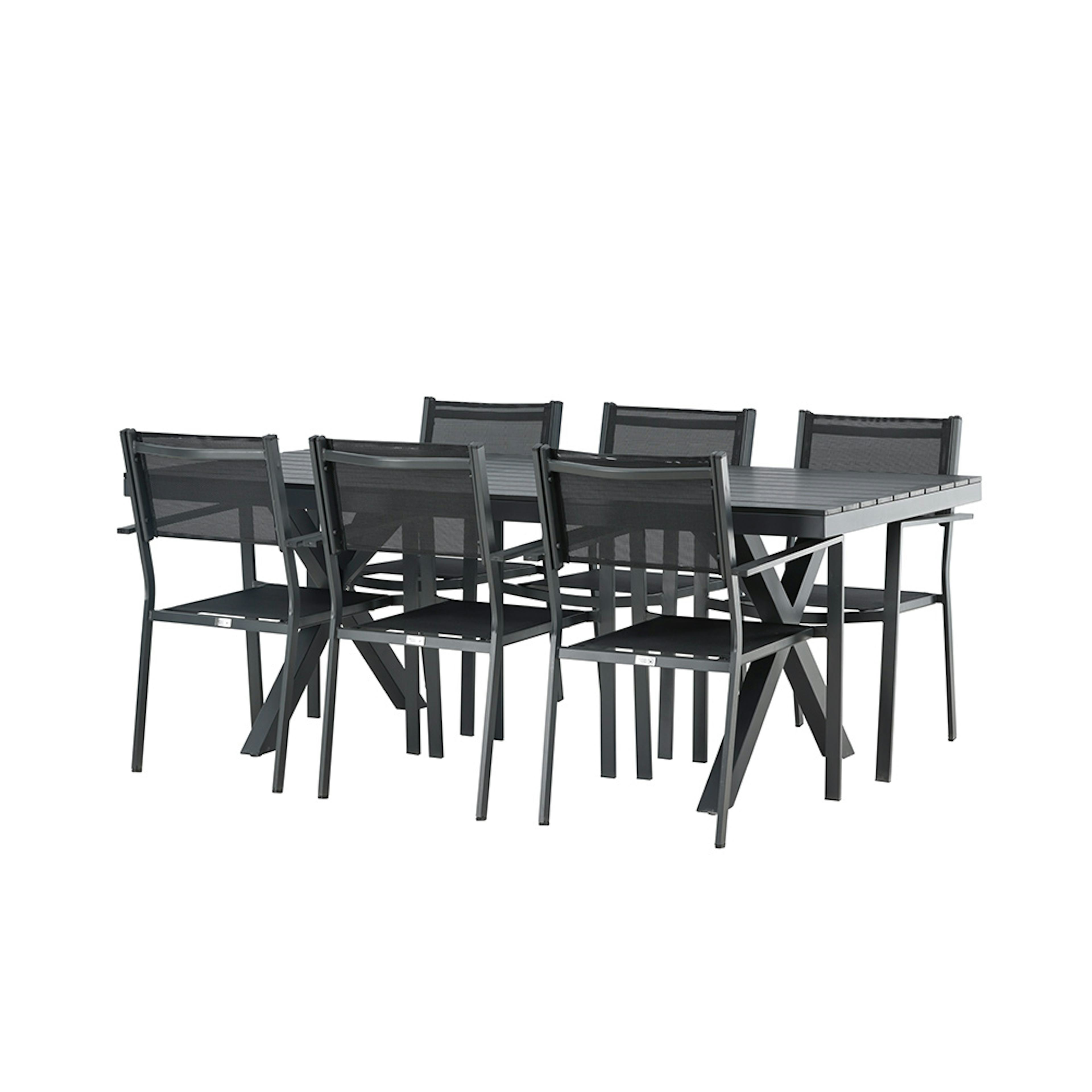 Matgrupp Venture Home Garcia Bord med 6 Copacabana Stolar