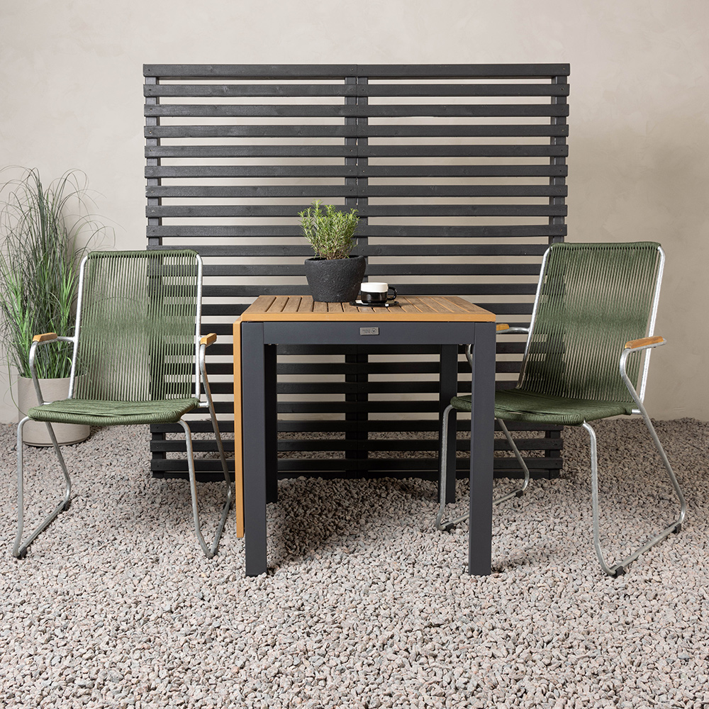 Cafégrupp Venture Home Diego Bord med 2 Bois Stolar