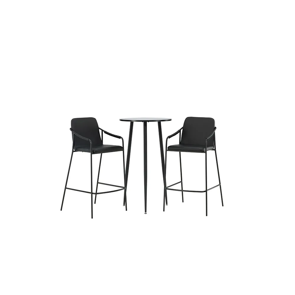 Matgrupp Venture Home Plaza Ø60 cm med 2 st Bella stolar