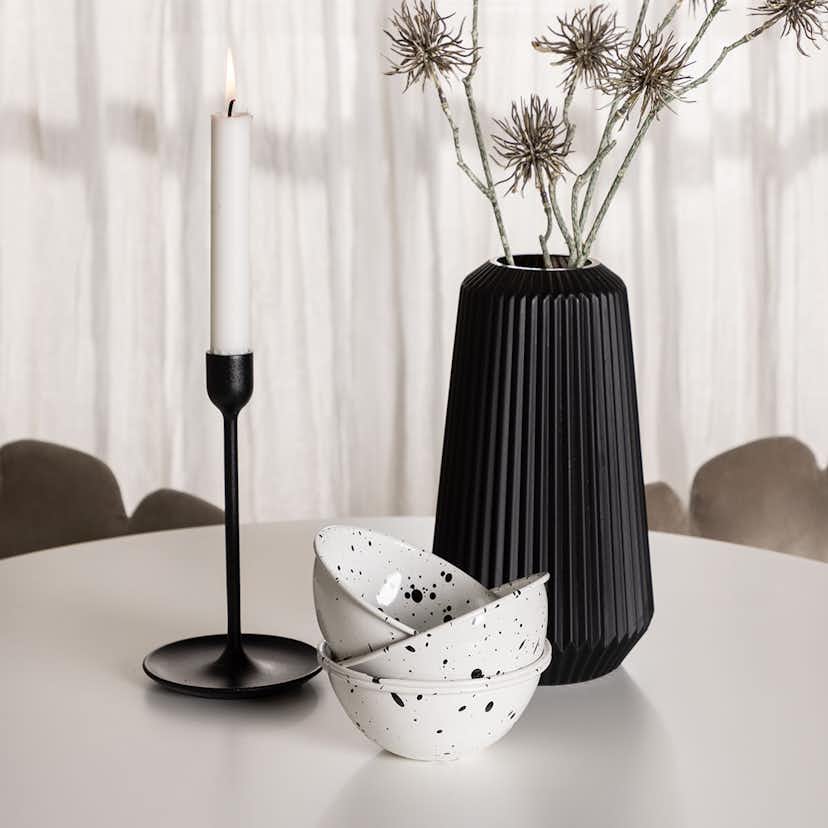 Matgrupp Venture Home Hamden Ø80 cm med 4 Limhamn stolar