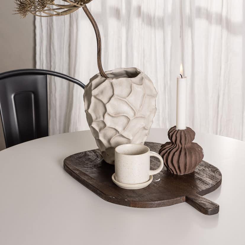 Matgrupp Venture Home Hamden Ø80 cm med 4 Tempe stolar