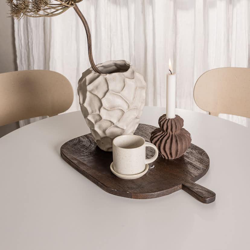 Matgrupp Venture Home Hamden Ø80 cm med 4 Åstol stolar