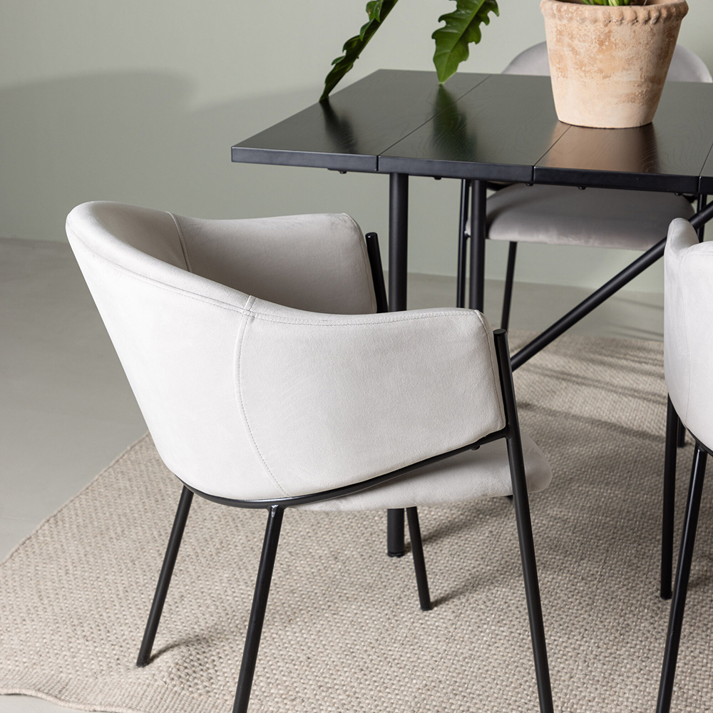 Matgrupp Venture Home Astrid med 6 Evelina Stolar