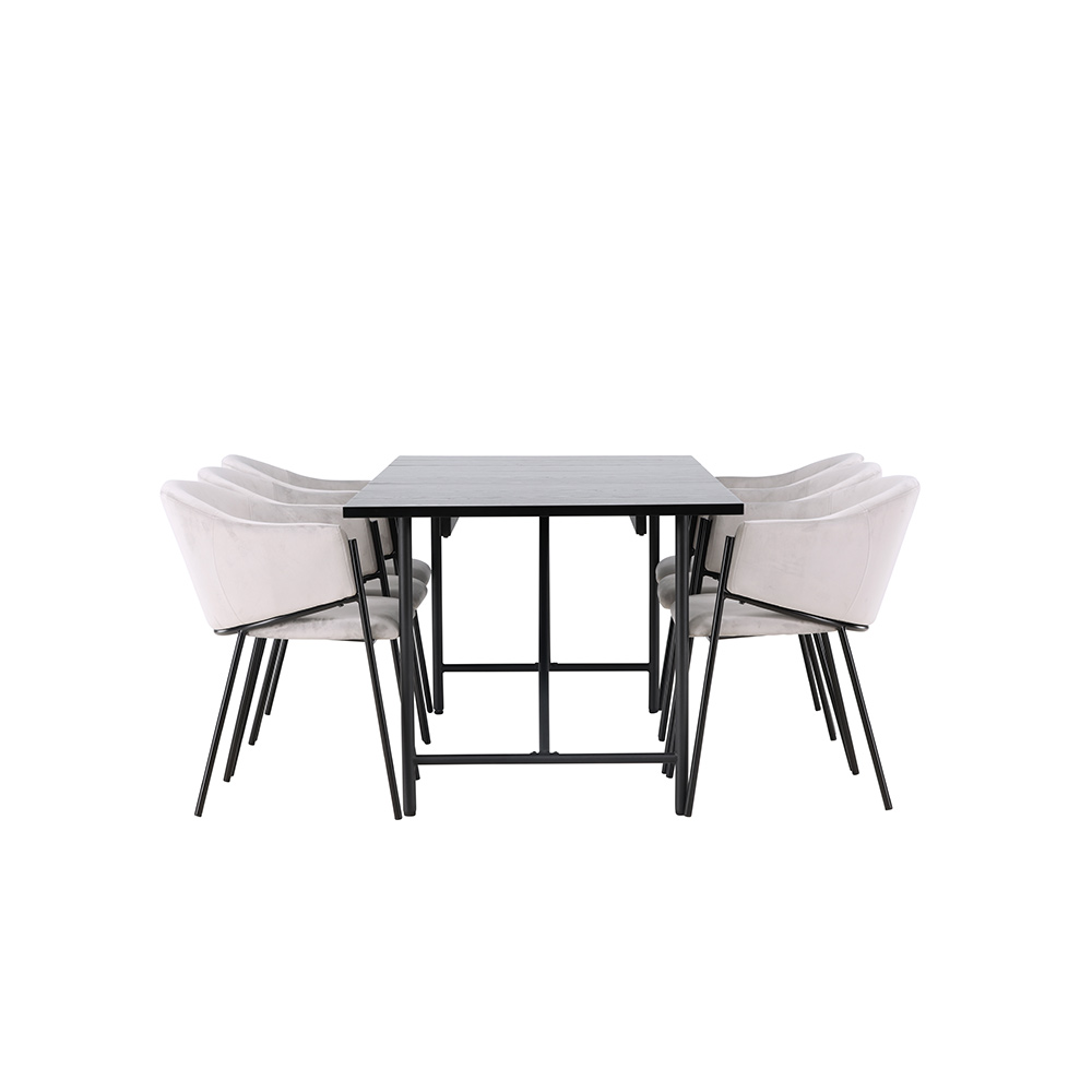 Matgrupp Venture Home Astrid med 6 Evelina Stolar