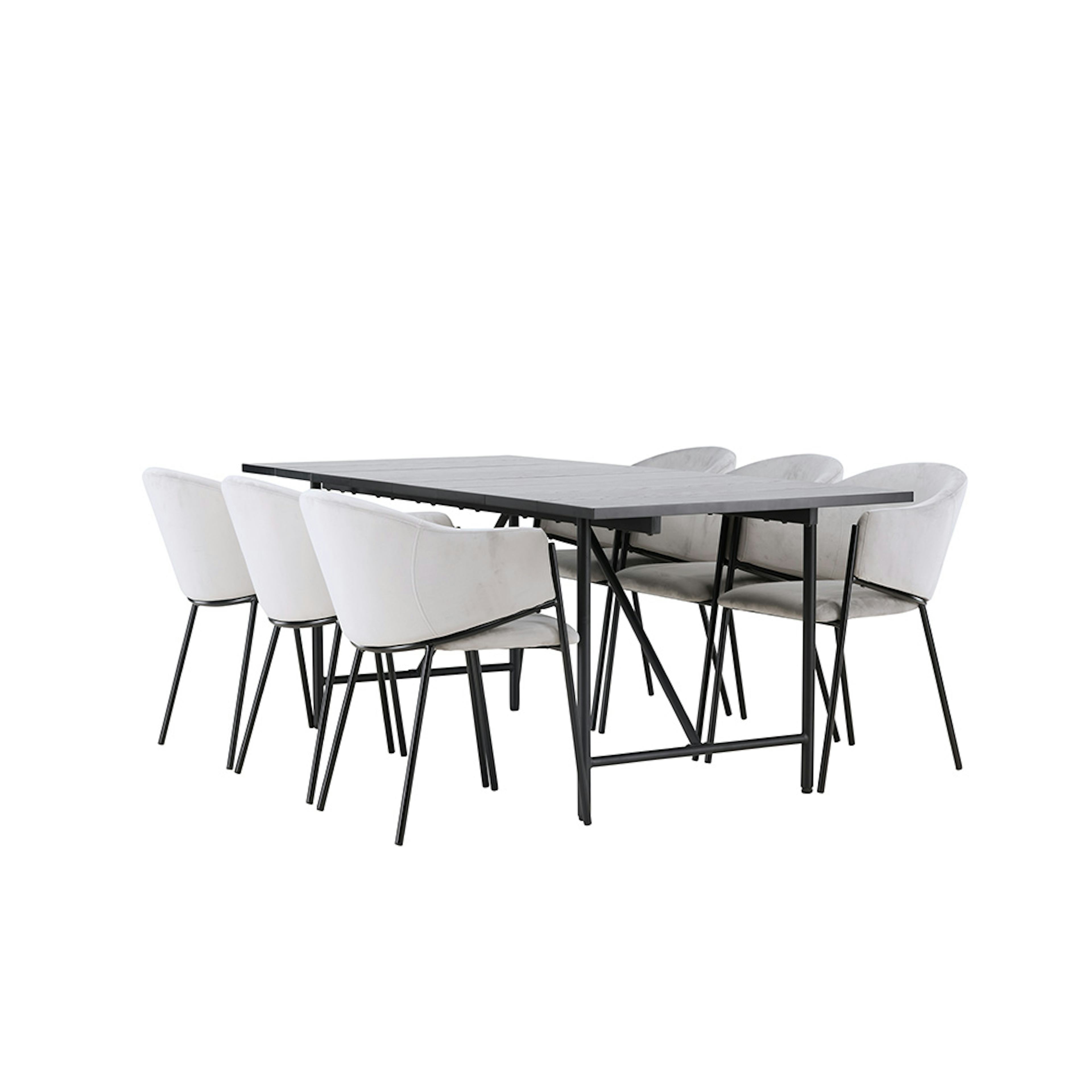 Matgrupp Venture Home Astrid med 6 Evelina Stolar